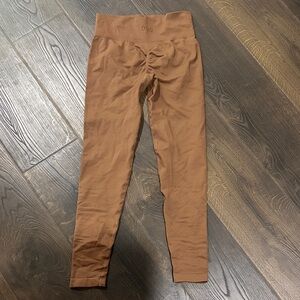 Chic Tan High-Waisted Leggings